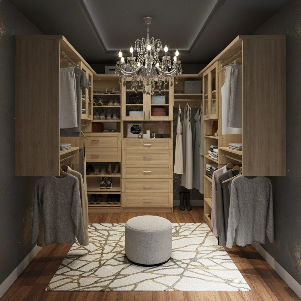Master bedroom closet